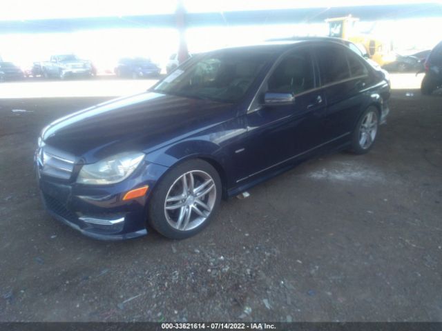 Photo 1 VIN: WDDGF4HB4CA629517 - MERCEDES-BENZ C-CLASS 