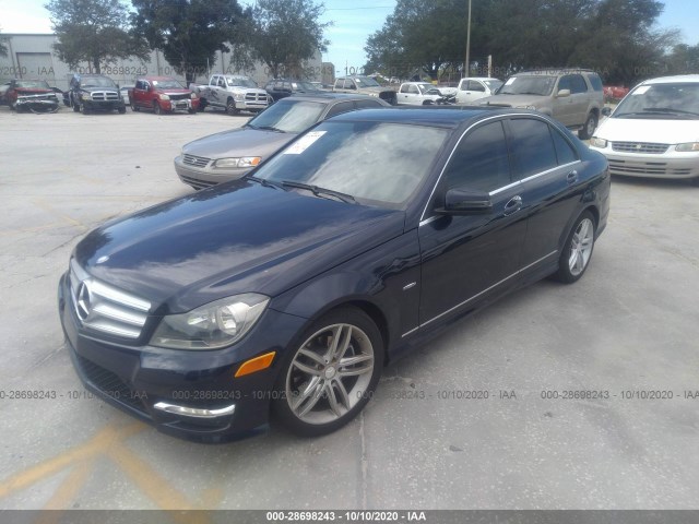 Photo 1 VIN: WDDGF4HB4CR214201 - MERCEDES-BENZ C-CLASS 