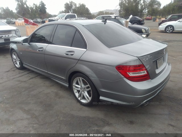 Photo 2 VIN: WDDGF4HB4CR219527 - MERCEDES-BENZ C-CLASS 