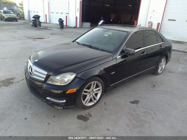 Photo 1 VIN: WDDGF4HB4CR231158 - MERCEDES-BENZ C-CLASS 