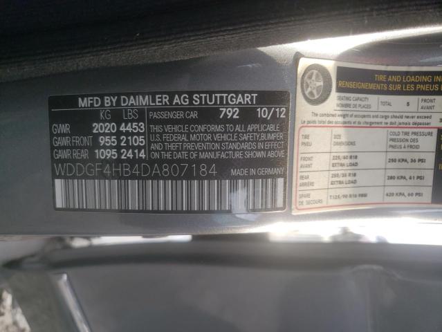 Photo 9 VIN: WDDGF4HB4DA807184 - MERCEDES-BENZ C 250 