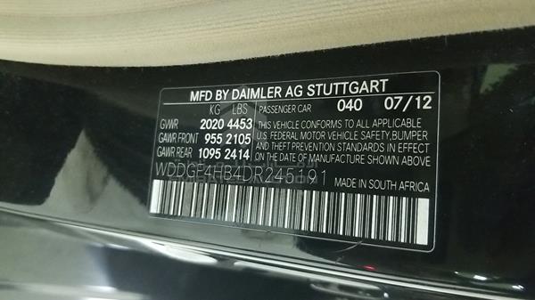 Photo 2 VIN: WDDGF4HB4DR245191 - MERCEDES-BENZ C 250 