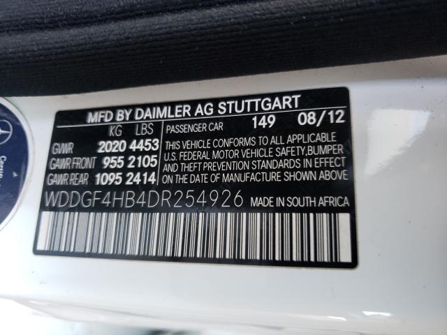 Photo 9 VIN: WDDGF4HB4DR254926 - MERCEDES-BENZ C 250 