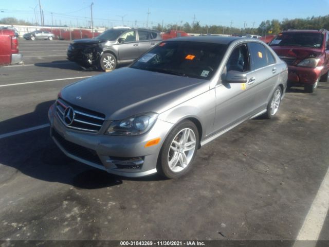 Photo 1 VIN: WDDGF4HB4EA954736 - MERCEDES-BENZ C-CLASS 