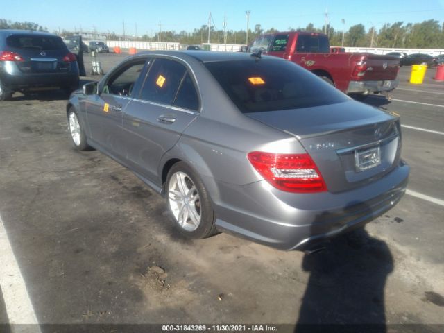 Photo 2 VIN: WDDGF4HB4EA954736 - MERCEDES-BENZ C-CLASS 