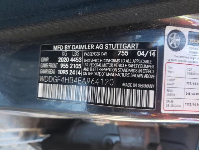 Photo 9 VIN: WDDGF4HB4EA964120 - MERCEDES-BENZ C 250 