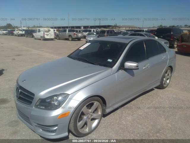 Photo 1 VIN: WDDGF4HB4EA966191 - MERCEDES-BENZ C-CLASS 