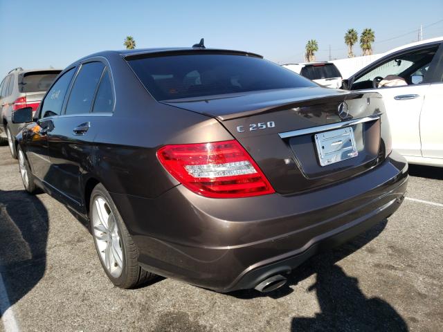 Photo 2 VIN: WDDGF4HB4EG159716 - MERCEDES-BENZ C 250 