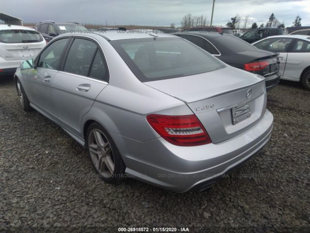 Photo 2 VIN: WDDGF4HB4EG222653 - MERCEDES-BENZ C-CLASS 