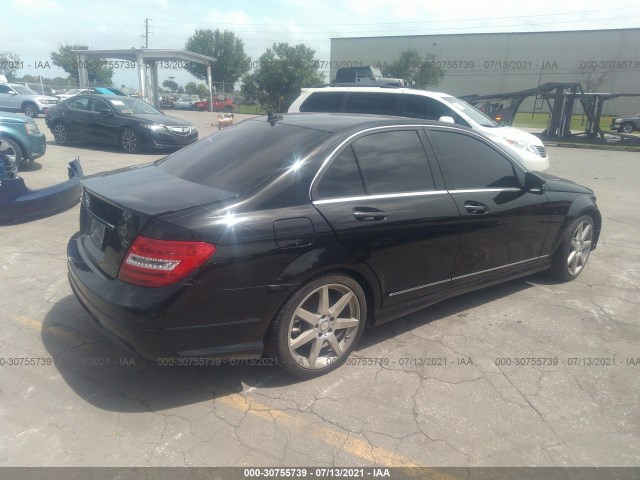 Photo 3 VIN: WDDGF4HB4EG244619 - MERCEDES-BENZ C-CLASS 