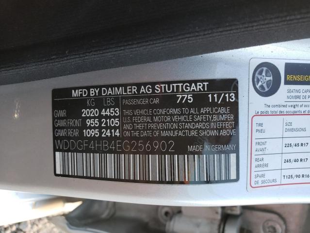 Photo 9 VIN: WDDGF4HB4EG256902 - MERCEDES-BENZ C 250 