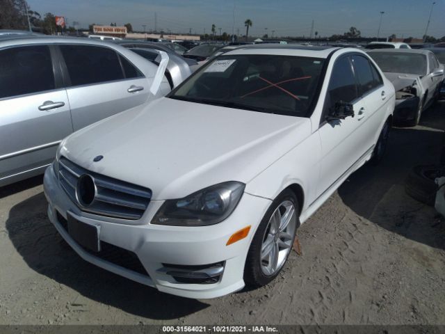 Photo 1 VIN: WDDGF4HB4ER306394 - MERCEDES-BENZ C-CLASS 