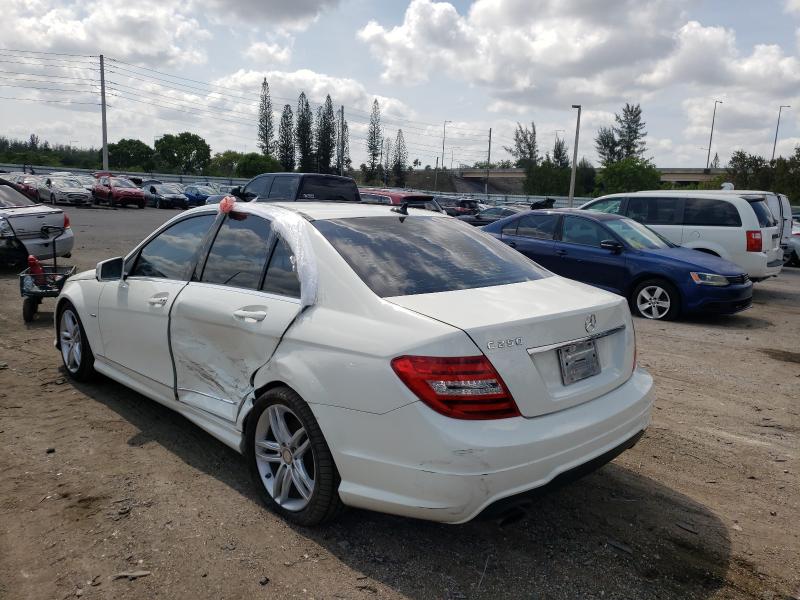 Photo 2 VIN: WDDGF4HB5CA609888 - MERCEDES-BENZ C 250 