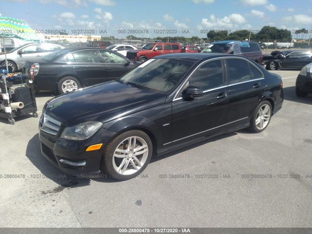 Photo 1 VIN: WDDGF4HB5CA617537 - MERCEDES-BENZ C-CLASS 