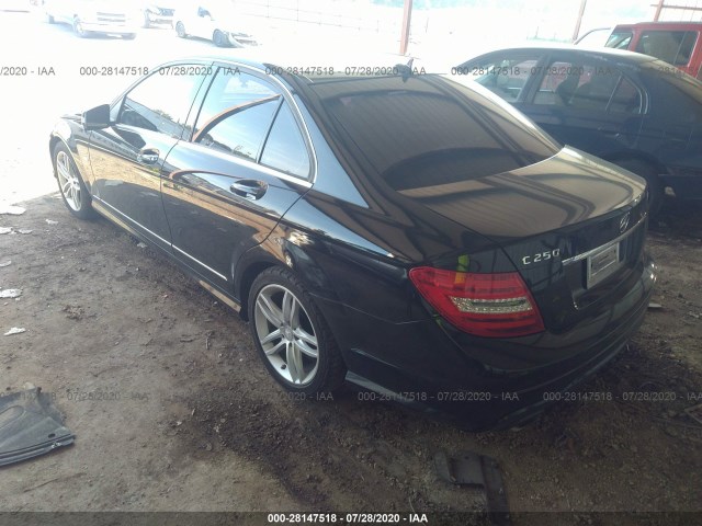 Photo 2 VIN: WDDGF4HB5CA645452 - MERCEDES-BENZ C-CLASS 