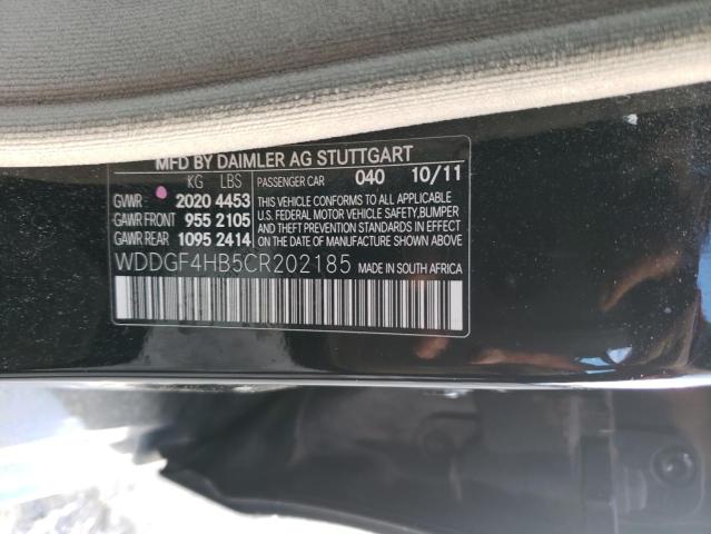 Photo 9 VIN: WDDGF4HB5CR202185 - MERCEDES-BENZ C 250 