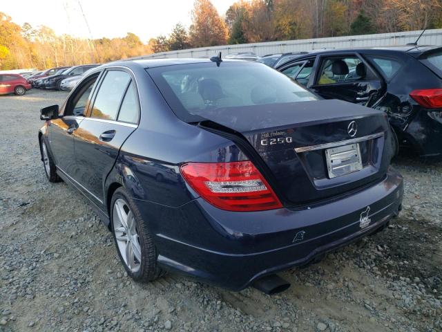 Photo 2 VIN: WDDGF4HB5CR231458 - MERCEDES-BENZ C 250 