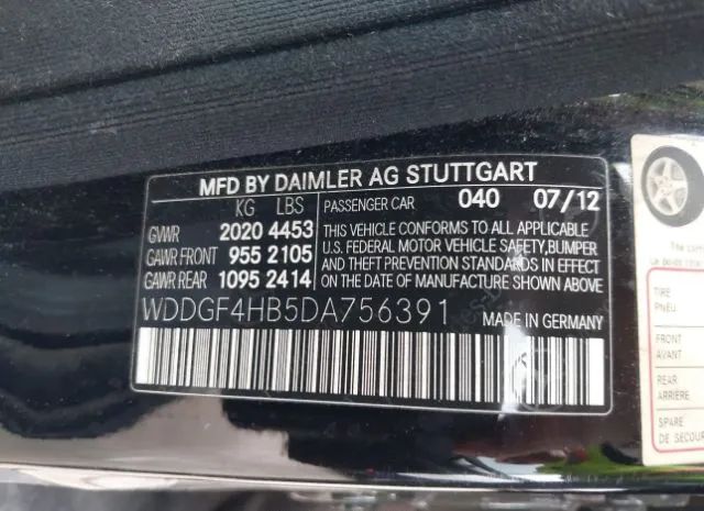 Photo 8 VIN: WDDGF4HB5DA756391 - MERCEDES-BENZ C-KLASSE 