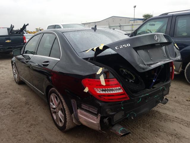 Photo 2 VIN: WDDGF4HB5DG129476 - MERCEDES-BENZ C 250 