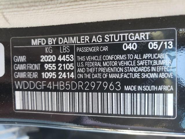 Photo 11 VIN: WDDGF4HB5DR297963 - MERCEDES-BENZ C-KLASSE 