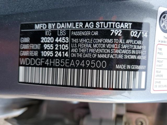 Photo 11 VIN: WDDGF4HB5EA949500 - MERCEDES-BENZ C 250 