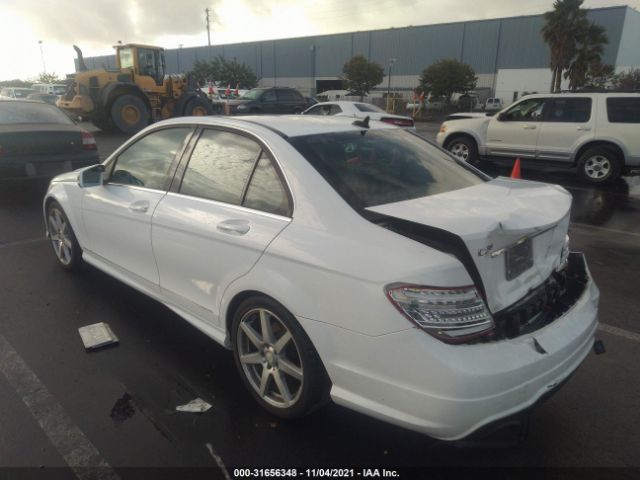 Photo 2 VIN: WDDGF4HB5EA957774 - MERCEDES-BENZ C-CLASS 