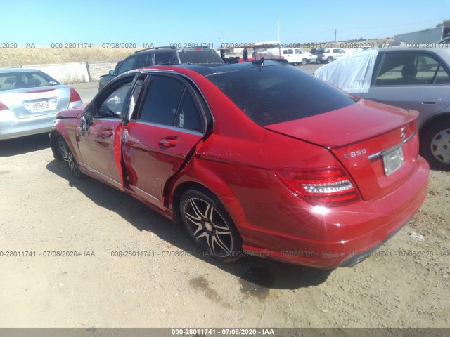 Photo 2 VIN: WDDGF4HB5EA964983 - MERCEDES-BENZ C-CLASS 