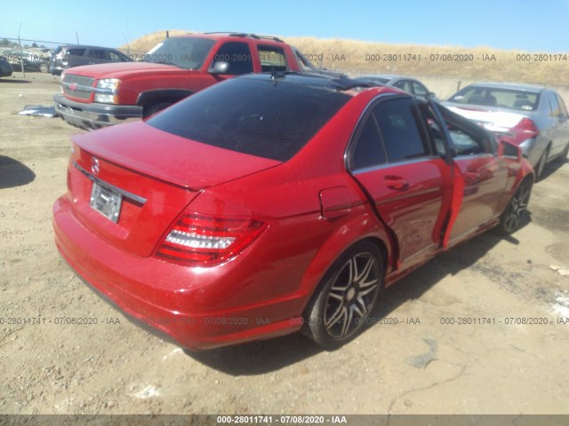 Photo 3 VIN: WDDGF4HB5EA964983 - MERCEDES-BENZ C-CLASS 