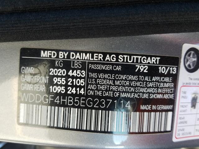 Photo 9 VIN: WDDGF4HB5EG237114 - MERCEDES-BENZ C250 