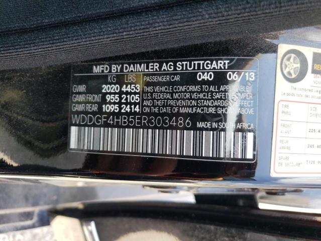 Photo 11 VIN: WDDGF4HB5ER303486 - MERCEDES-BENZ C 250 