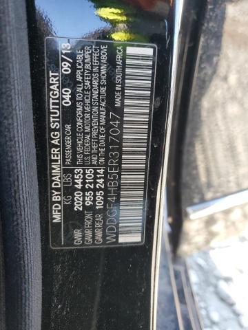 Photo 11 VIN: WDDGF4HB5ER317047 - MERCEDES-BENZ C-CLASS 