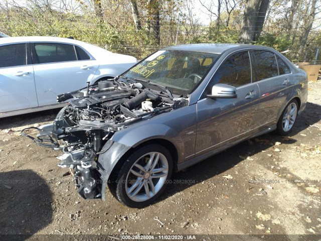 Photo 1 VIN: WDDGF4HB6CA603548 - MERCEDES-BENZ C-CLASS 