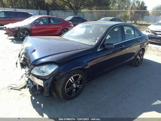 Photo 1 VIN: WDDGF4HB6CA619216 - MERCEDES-BENZ C-CLASS 