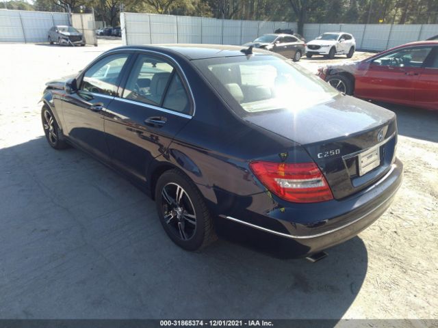 Photo 2 VIN: WDDGF4HB6CA619216 - MERCEDES-BENZ C-CLASS 