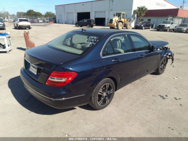 Photo 3 VIN: WDDGF4HB6CA619216 - MERCEDES-BENZ C-CLASS 