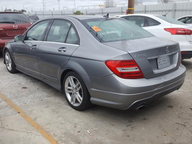 Photo 2 VIN: WDDGF4HB6CA620205 - MERCEDES-BENZ C 250 