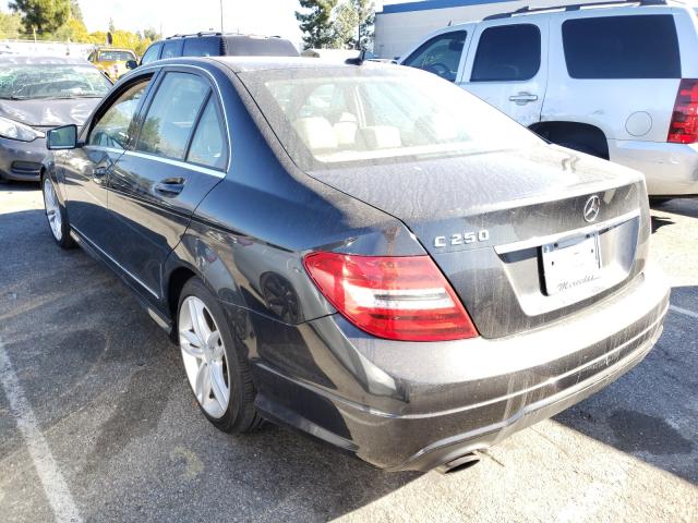 Photo 2 VIN: WDDGF4HB6CA628384 - MERCEDES-BENZ C 250 