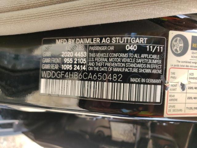 Photo 9 VIN: WDDGF4HB6CA650482 - MERCEDES-BENZ C 250 