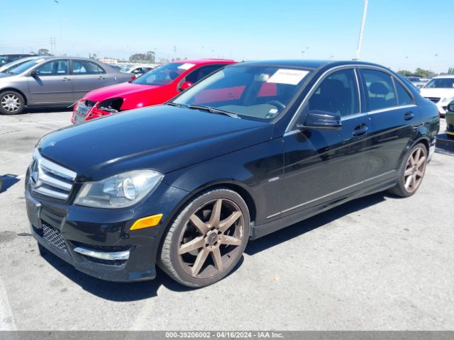 Photo 1 VIN: WDDGF4HB6CR197563 - MERCEDES-BENZ C-CLASS 