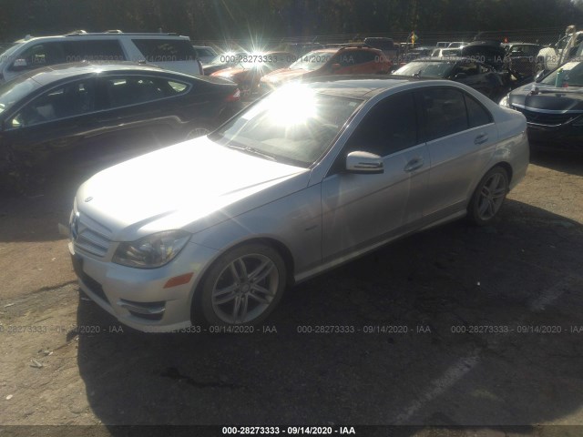 Photo 1 VIN: WDDGF4HB6CR207055 - MERCEDES-BENZ C-CLASS 