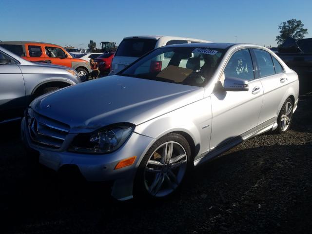 Photo 1 VIN: WDDGF4HB6CR224535 - MERCEDES-BENZ C-CLASS 