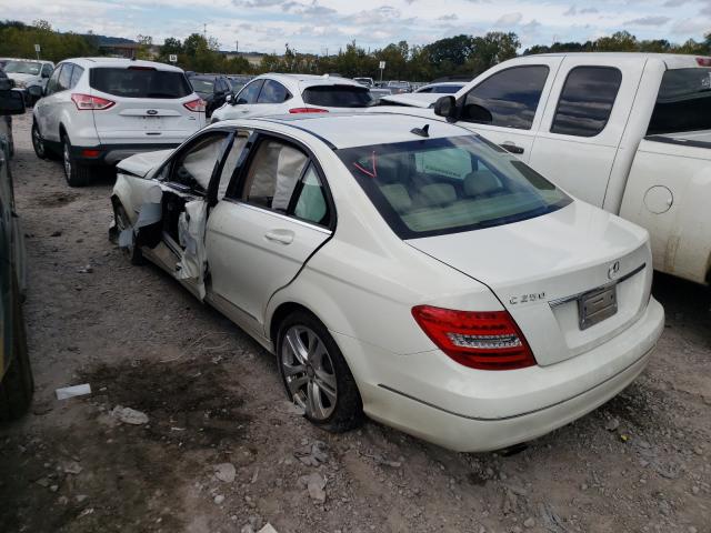 Photo 2 VIN: WDDGF4HB6CR233252 - MERCEDES-BENZ C 250 