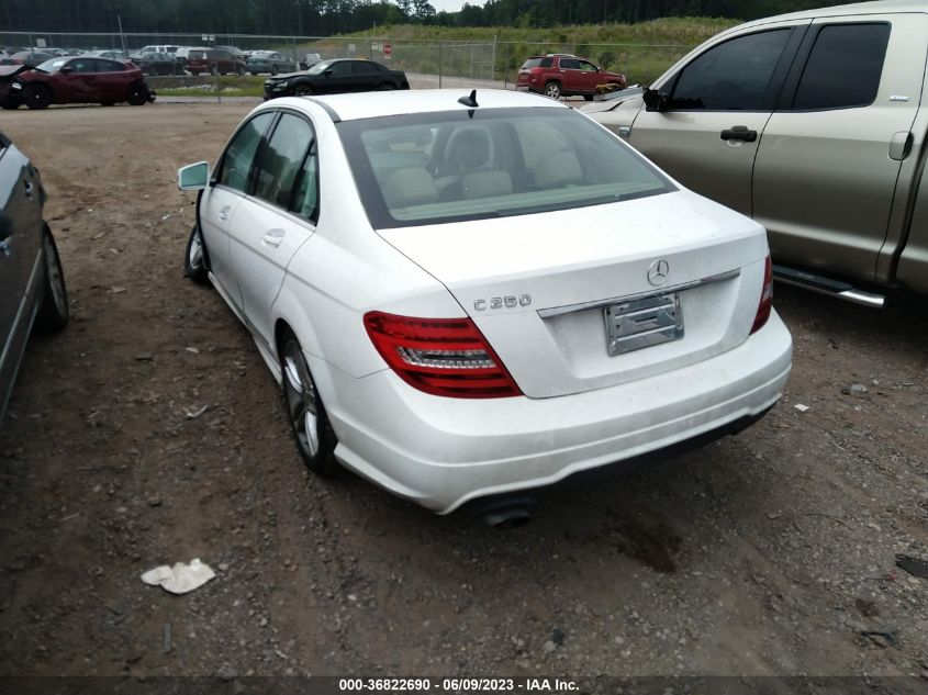 Photo 2 VIN: WDDGF4HB6DR248223 - MERCEDES-BENZ C-KLASSE 