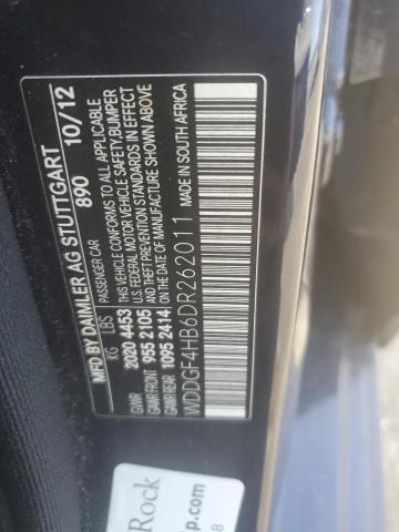 Photo 12 VIN: WDDGF4HB6DR262011 - MERCEDES-BENZ C-CLASS 