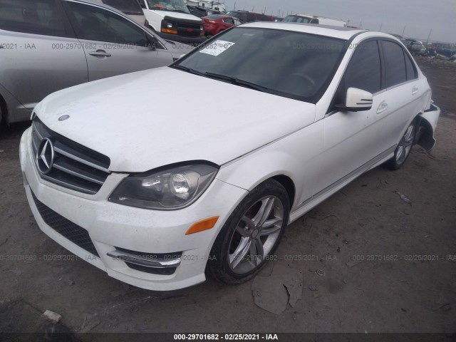 Photo 1 VIN: WDDGF4HB6EA938182 - MERCEDES-BENZ C-CLASS 