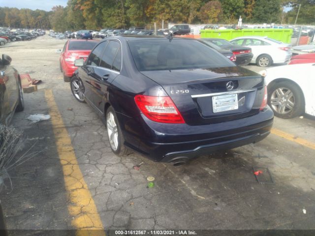 Photo 2 VIN: WDDGF4HB6EA938683 - MERCEDES-BENZ C-CLASS 