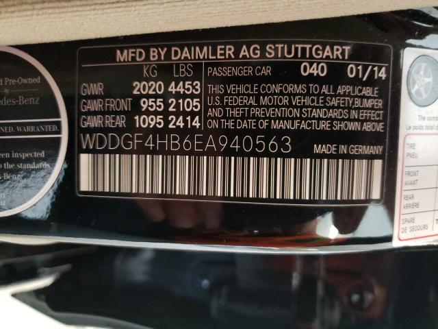 Photo 9 VIN: WDDGF4HB6EA940563 - MERCEDES-BENZ C 250 