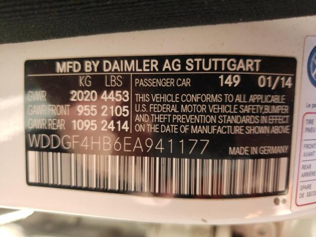 Photo 9 VIN: WDDGF4HB6EA941177 - MERCEDES-BENZ C 250 