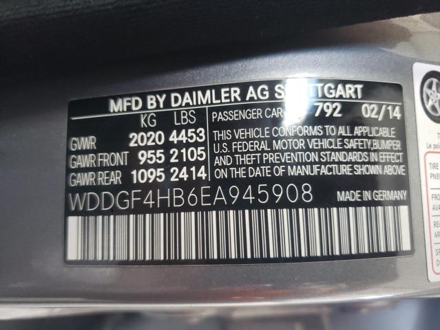 Photo 12 VIN: WDDGF4HB6EA945908 - MERCEDES-BENZ C-CLASS 