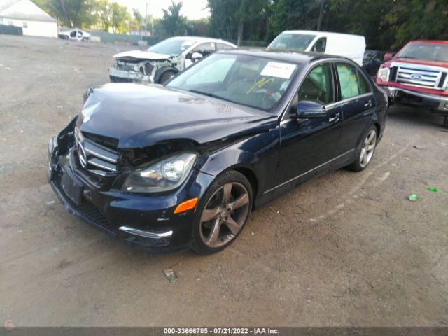 Photo 1 VIN: WDDGF4HB6EA964636 - MERCEDES-BENZ C-CLASS 